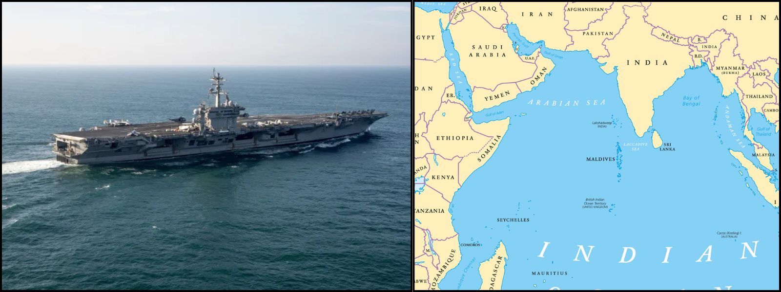 USS Washington Enters Arabian Sea Amid Outcry